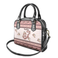 67 Valentine's Day Shoulder Handbag Vintage Rose And Cupid