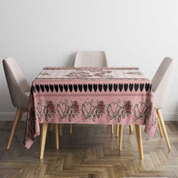 67 Valentine's Day Tablecloth Vintage Rose And Cupid