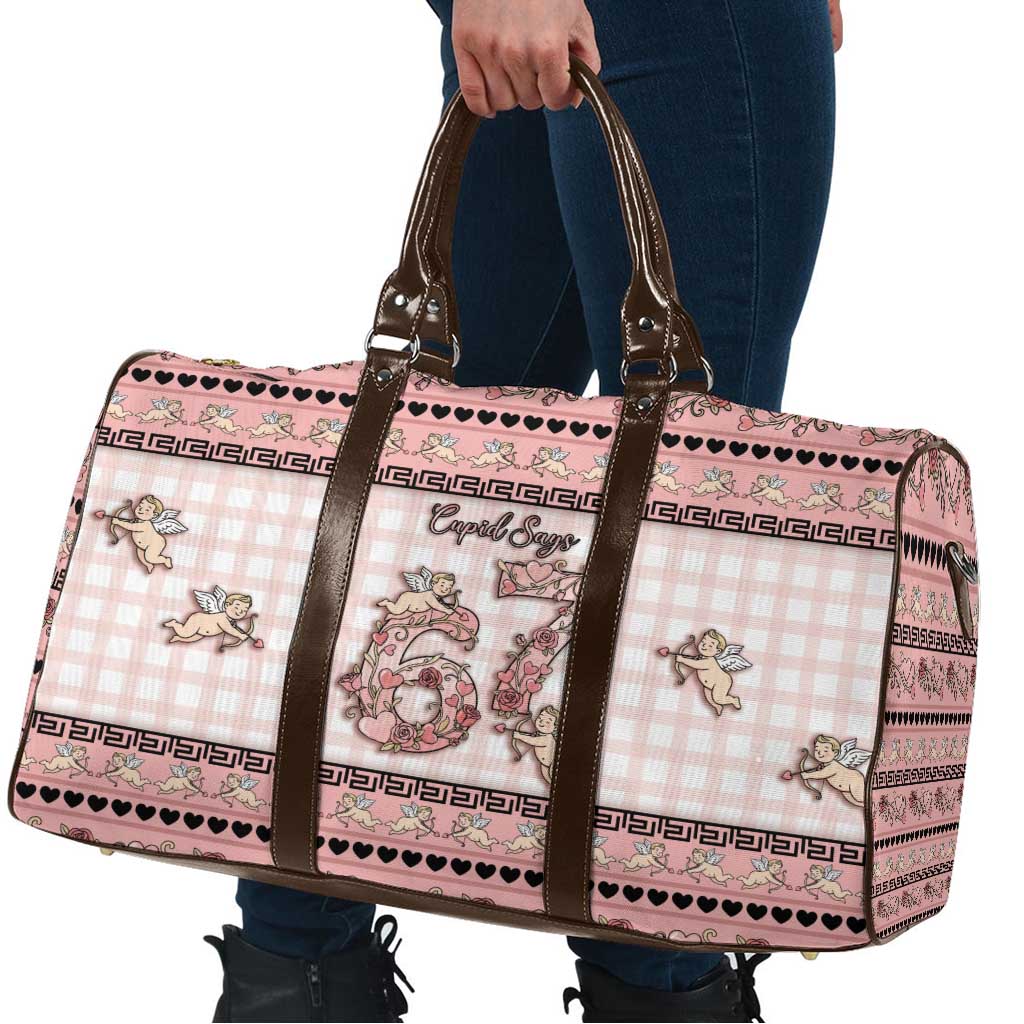 67 Valentine's Day Travel Bag Vintage Rose And Cupid