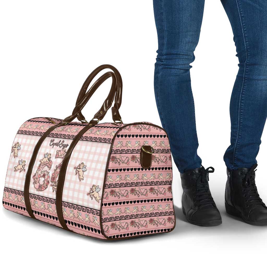 67 Valentine's Day Travel Bag Vintage Rose And Cupid