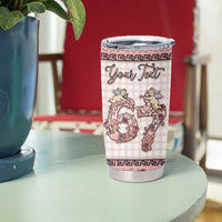 Personalized 67 Valentine's Day Tumbler Cup Vintage Rose And Cupid