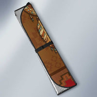 Bison Native American Auto Sun Shade Tribal Feather Dreamcatcher Boho Style
