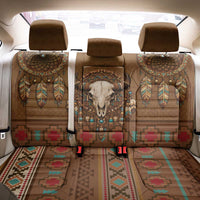 Bison Native American Back Car Seat Cover Tribal Feather Dreamcatcher Boho Style