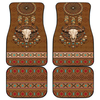 Bison Native American Car Mats Tribal Feather Dreamcatcher Boho Style