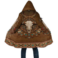 Bison Native American Cloak Tribal Feather Dreamcatcher Boho Style