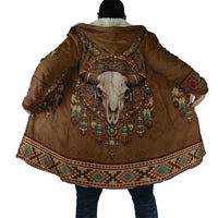 Bison Native American Cloak Tribal Feather Dreamcatcher Boho Style