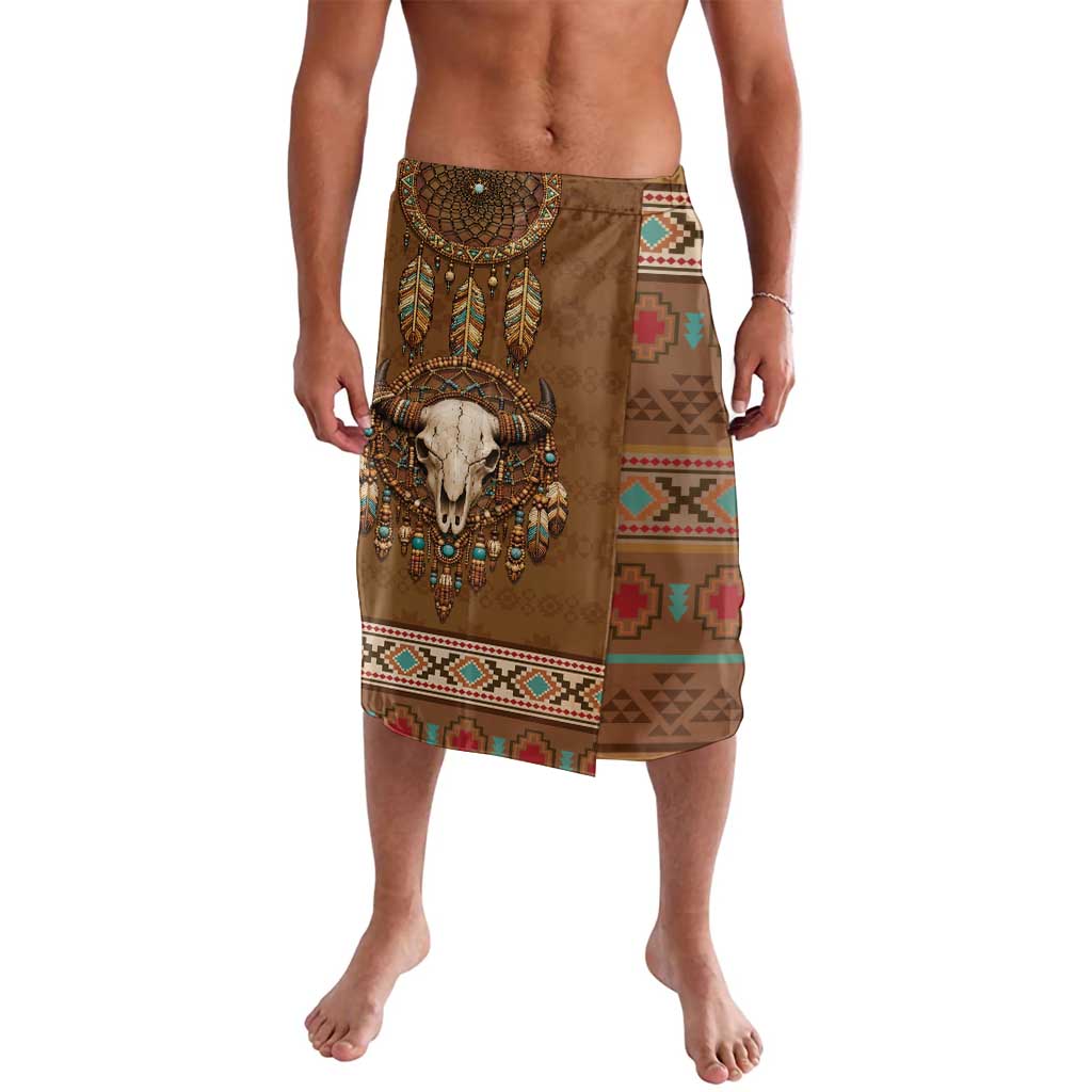 Bison Native American Lavalava Tribal Feather Dreamcatcher Boho Style