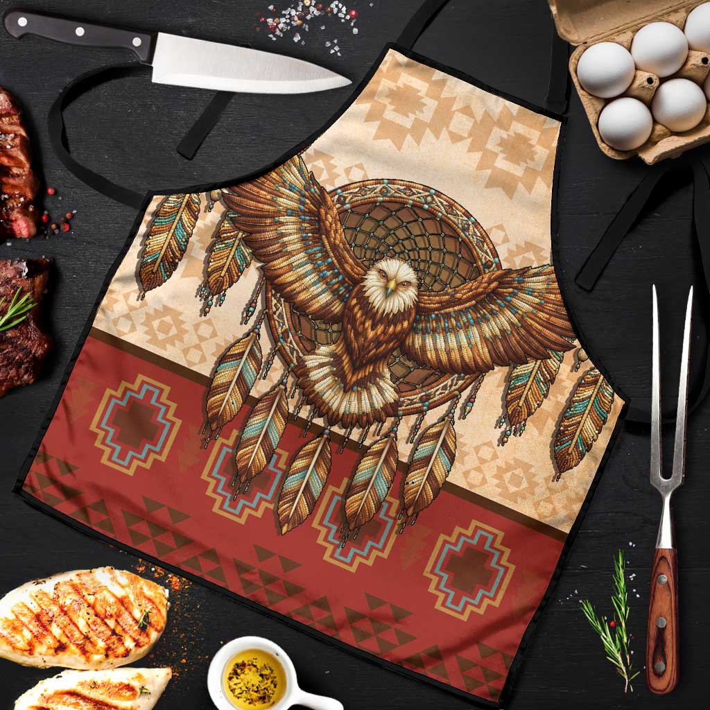 Eagle Native American Apron Tribal Feather Dreamcatcher Boho Style