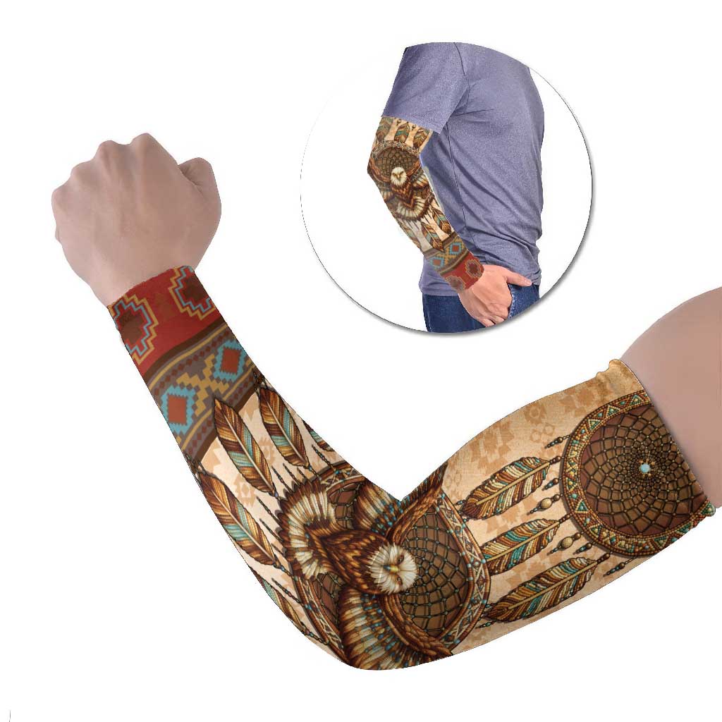 Eagle Native American Arm Sleeves Tribal Feather Dreamcatcher Boho Style