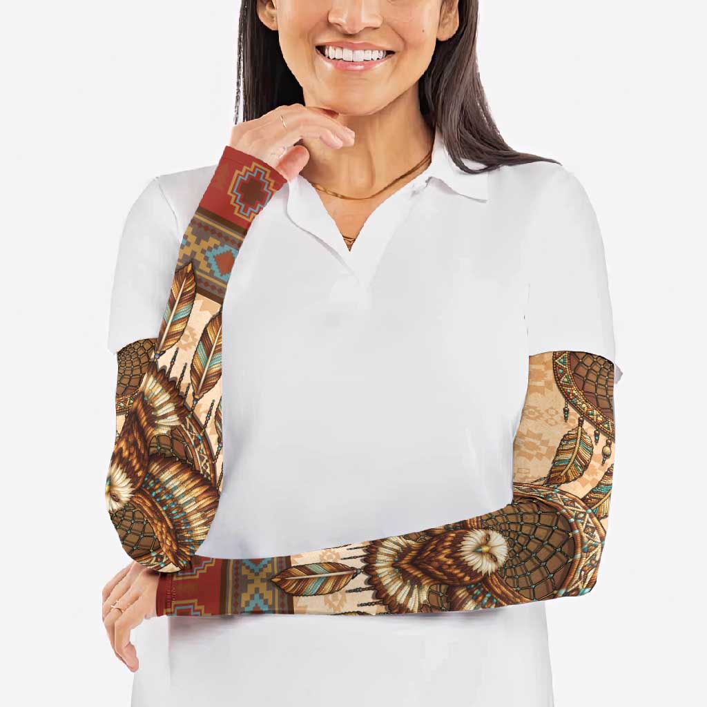 Eagle Native American Arm Sleeves Tribal Feather Dreamcatcher Boho Style