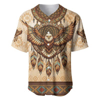 Eagle Native American Baseball Jersey Tribal Feather Dreamcatcher Boho Style