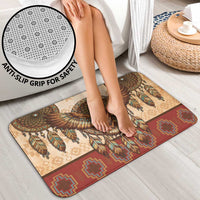 Eagle Native American Bathroom Set Tribal Feather Dreamcatcher Boho Style