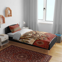 Eagle Native American Bedding Set Tribal Feather Dreamcatcher Boho Style