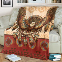 Eagle Native American Blanket Tribal Feather Dreamcatcher Boho Style