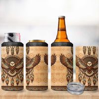 Eagle Native American 4 in 1 Can Cooler Tumbler Tribal Feather Dreamcatcher Boho Style