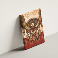 Eagle Native American Canvas Wall Art Tribal Feather Dreamcatcher Boho Style