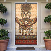 Eagle Native American Door Cover Tribal Feather Dreamcatcher Boho Style