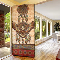 Eagle Native American Door Cover Tribal Feather Dreamcatcher Boho Style