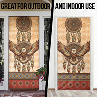 Eagle Native American Door Cover Tribal Feather Dreamcatcher Boho Style