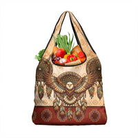 Eagle Native American Grocery Bag Tribal Feather Dreamcatcher Boho Style
