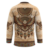 Eagle Native American Hockey Jersey Tribal Feather Dreamcatcher Boho Style