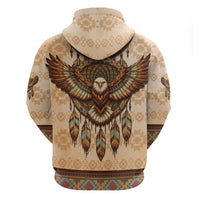 Eagle Native American Hoodie Tribal Feather Dreamcatcher Boho Style