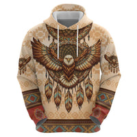 Eagle Native American Hoodie Tribal Feather Dreamcatcher Boho Style