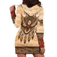 Eagle Native American Hoodie Dress Tribal Feather Dreamcatcher Boho Style