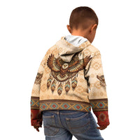 Eagle Native American Kid Hoodie Tribal Feather Dreamcatcher Boho Style