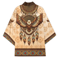 Eagle Native American Kimono Tribal Feather Dreamcatcher Boho Style