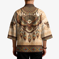 Eagle Native American Kimono Tribal Feather Dreamcatcher Boho Style