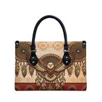 Eagle Native American Leather Bag Tribal Feather Dreamcatcher Boho Style