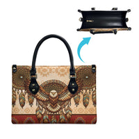 Eagle Native American Leather Bag Tribal Feather Dreamcatcher Boho Style