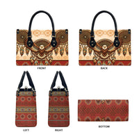 Eagle Native American Leather Bag Tribal Feather Dreamcatcher Boho Style