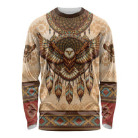 Eagle Native American Long Sleeve Shirt Tribal Feather Dreamcatcher Boho Style