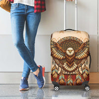 Eagle Native American Luggage Cover Tribal Feather Dreamcatcher Boho Style