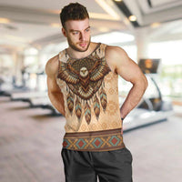 Eagle Native American Men Tank Top Tribal Feather Dreamcatcher Boho Style