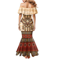 Eagle Native American Mermaid Dress Tribal Feather Dreamcatcher Boho Style