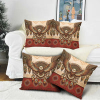 Eagle Native American Pillow Cover Tribal Feather Dreamcatcher Boho Style