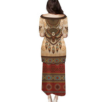 Eagle Native American Puletasi Tribal Feather Dreamcatcher Boho Style