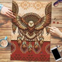 Eagle Native American Puzzle Tribal Feather Dreamcatcher Boho Style