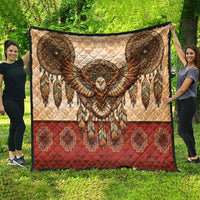 Eagle Native American Quilt Tribal Feather Dreamcatcher Boho Style