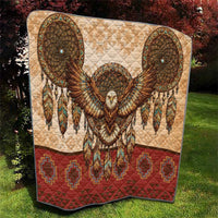 Eagle Native American Quilt Tribal Feather Dreamcatcher Boho Style