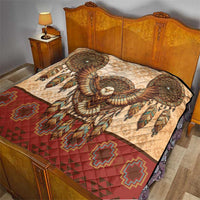 Eagle Native American Quilt Tribal Feather Dreamcatcher Boho Style