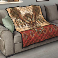 Eagle Native American Quilt Tribal Feather Dreamcatcher Boho Style