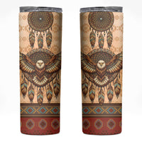 Eagle Native American Skinny Tumbler Tribal Feather Dreamcatcher Boho Style