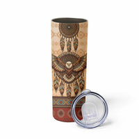 Eagle Native American Skinny Tumbler Tribal Feather Dreamcatcher Boho Style
