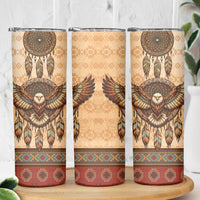 Eagle Native American Skinny Tumbler Tribal Feather Dreamcatcher Boho Style