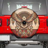 Eagle Native American Spare Tire Cover Tribal Feather Dreamcatcher Boho Style