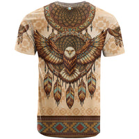 Eagle Native American T Shirt Tribal Feather Dreamcatcher Boho Style